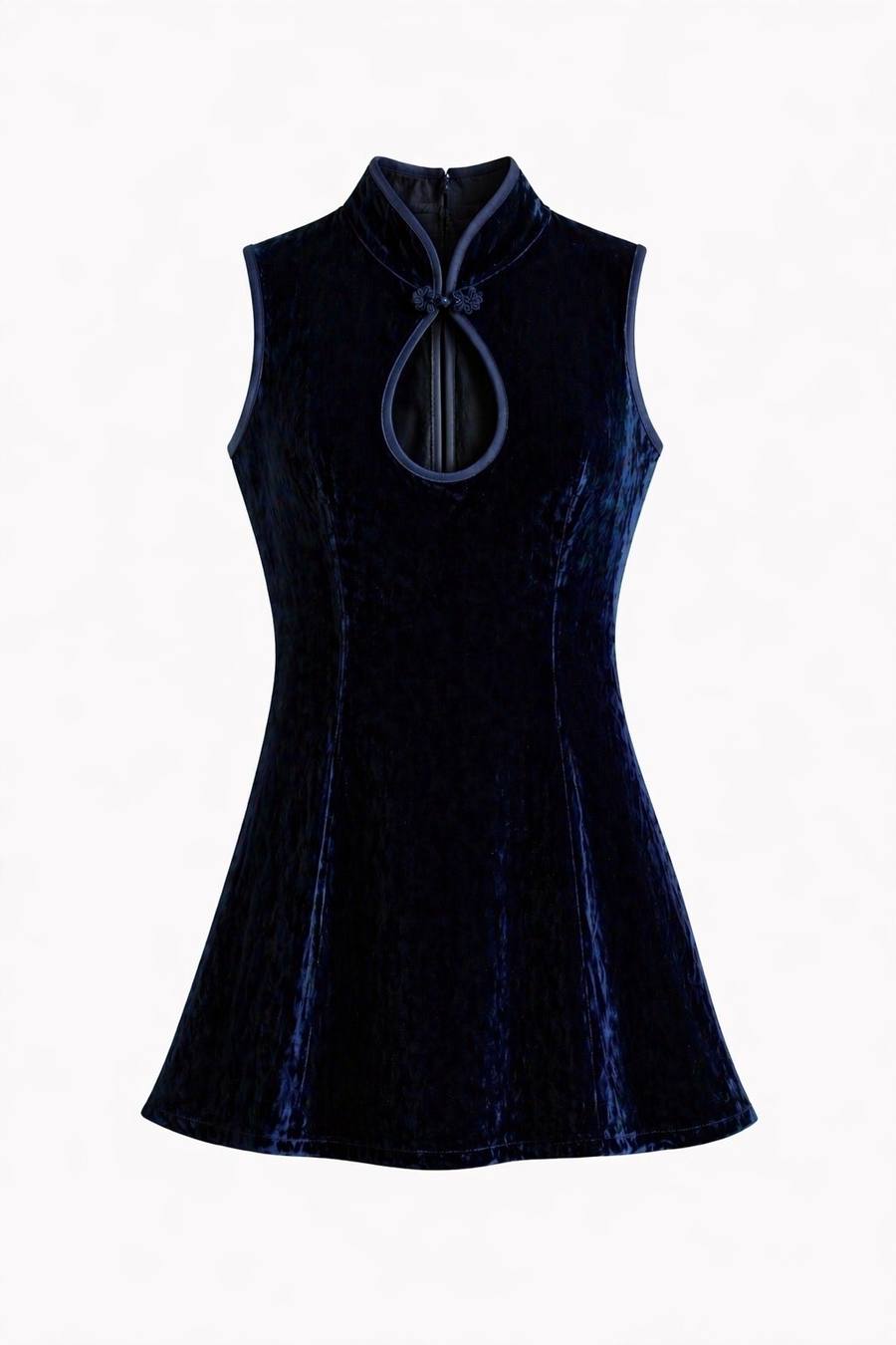 Yumeji Classic Velvet Dress, Sleeveless, the garment