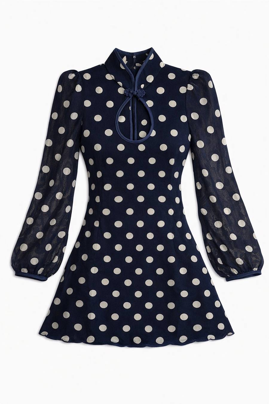 Yumeji Dalmata Dress, Long Sleeve, the garment