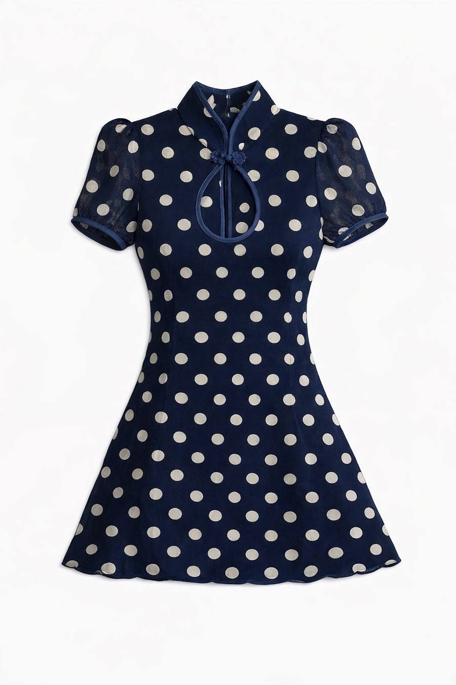 Yumeji Dalmata Dress, Short Sleeve, the garment