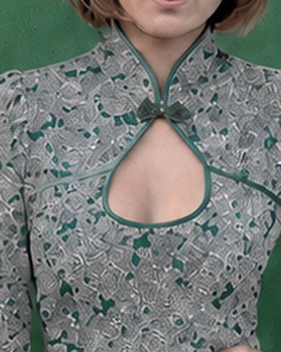 Yumeji Lilibet Blouse, Long Sleeve, worn, at the bust