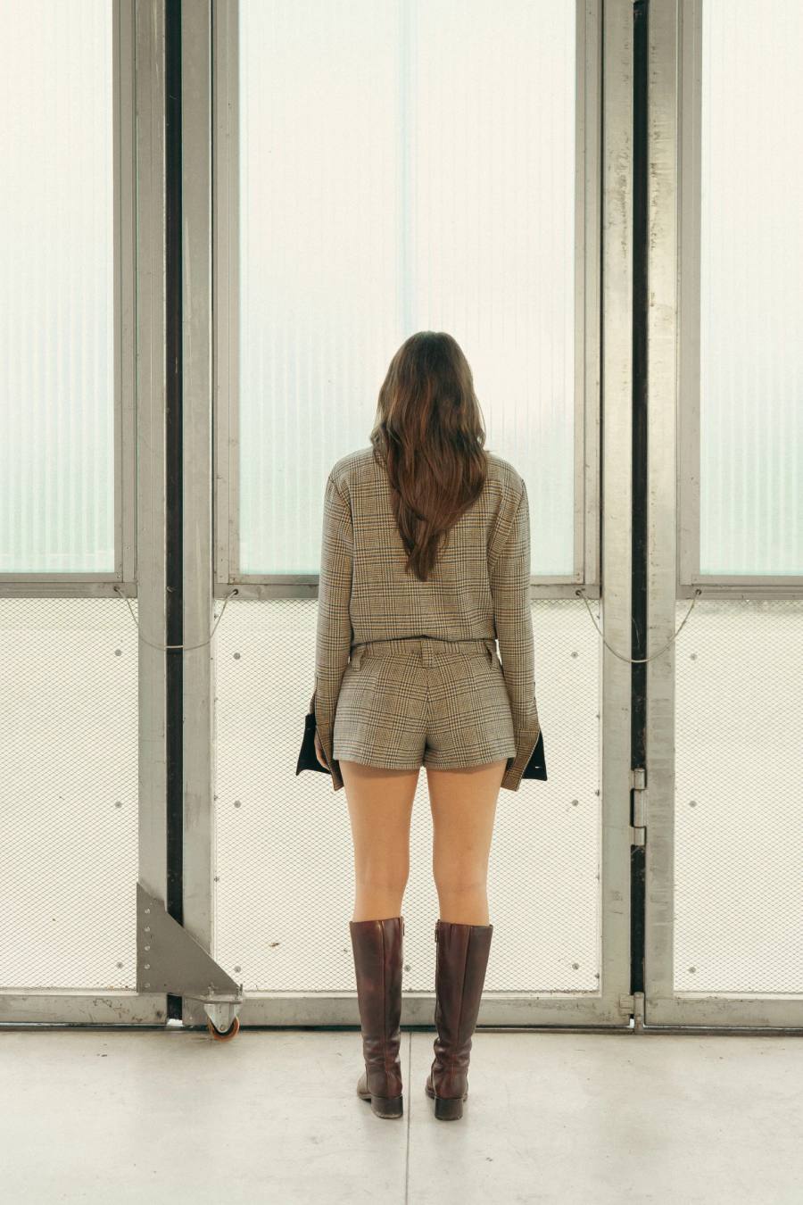 Tartan shorts