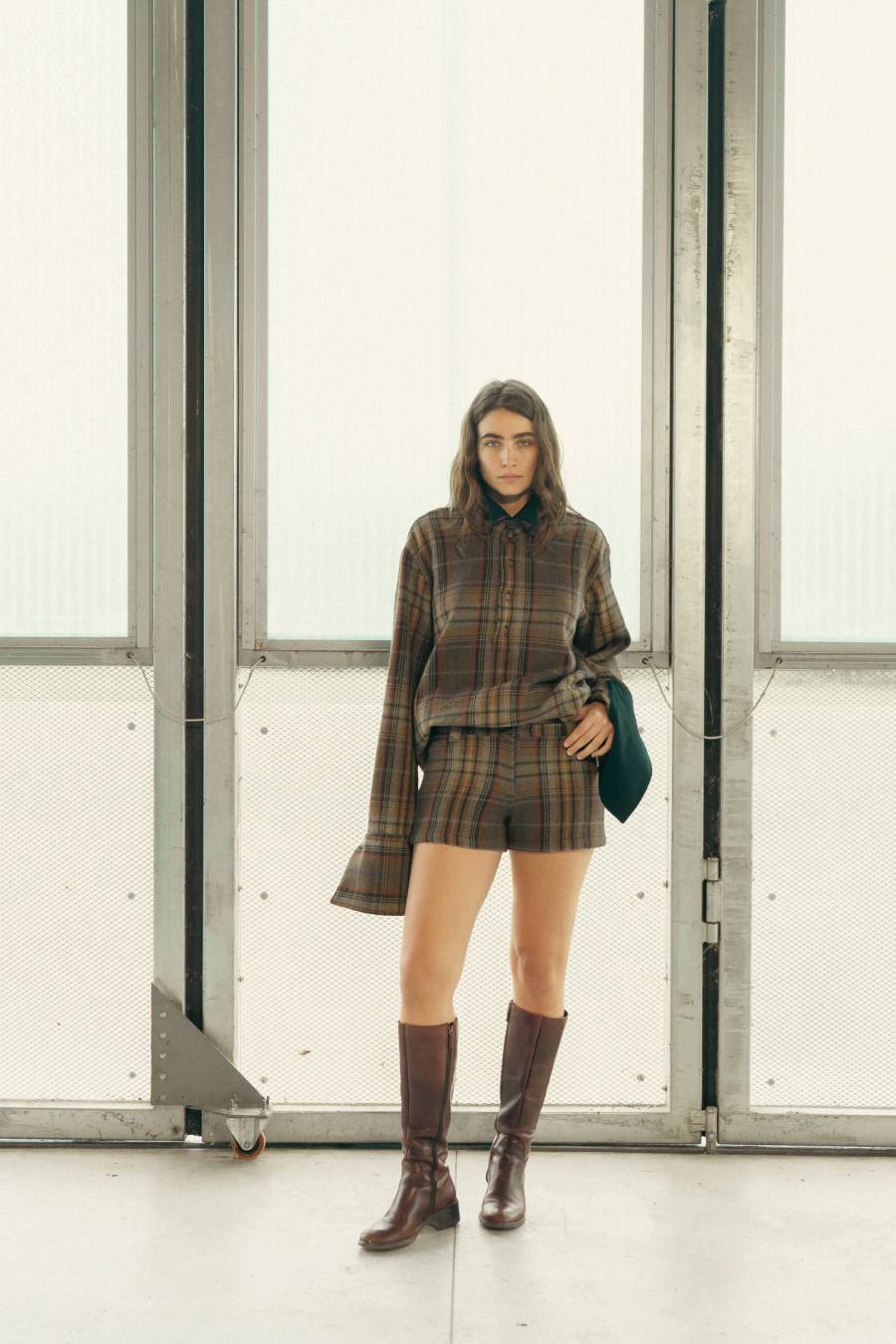 Tartan shorts