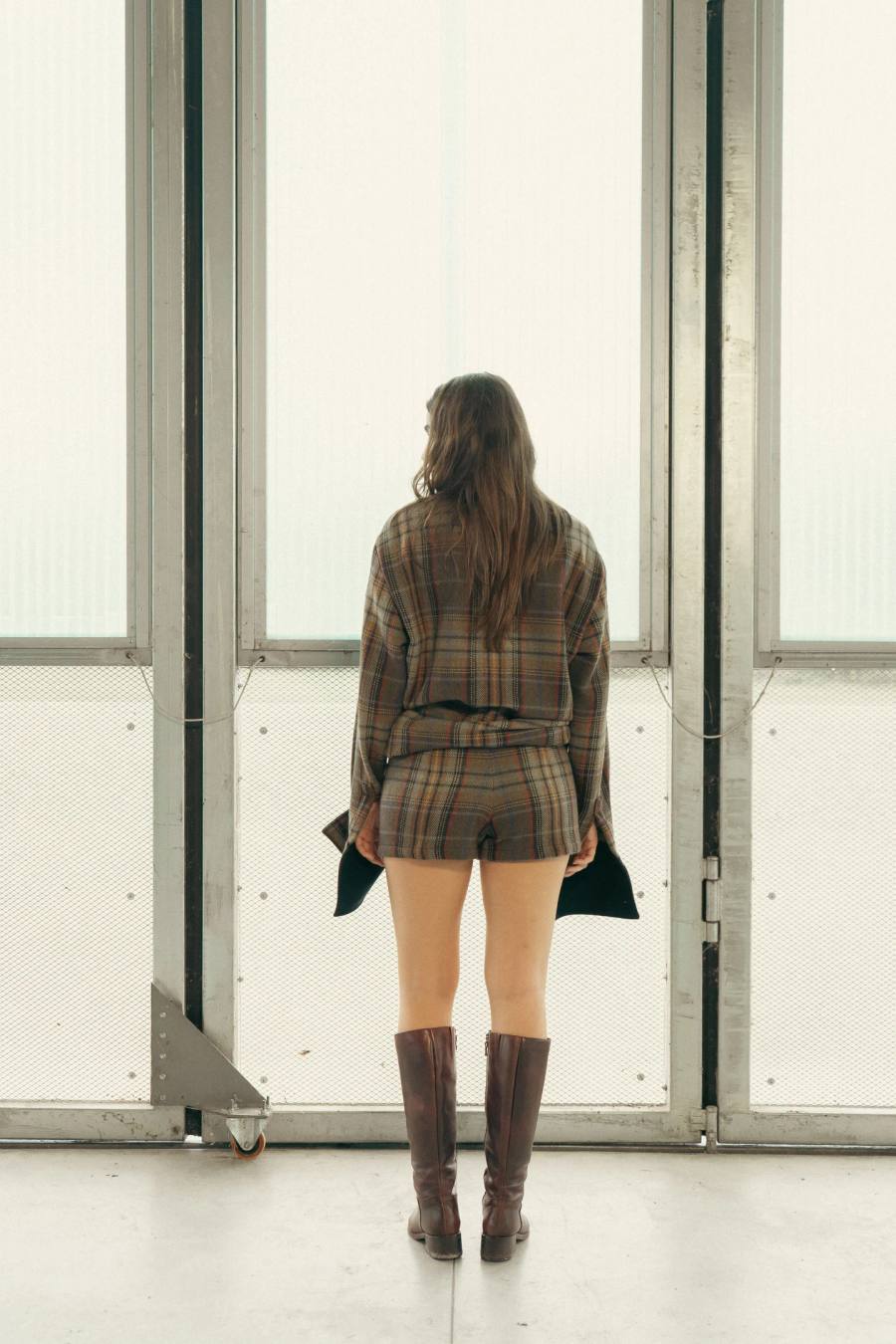Tartan shorts