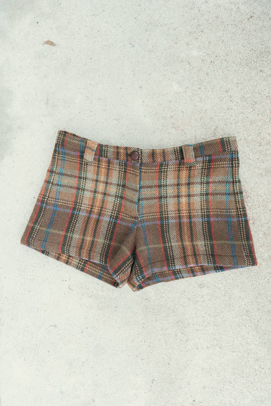 Tartan shorts