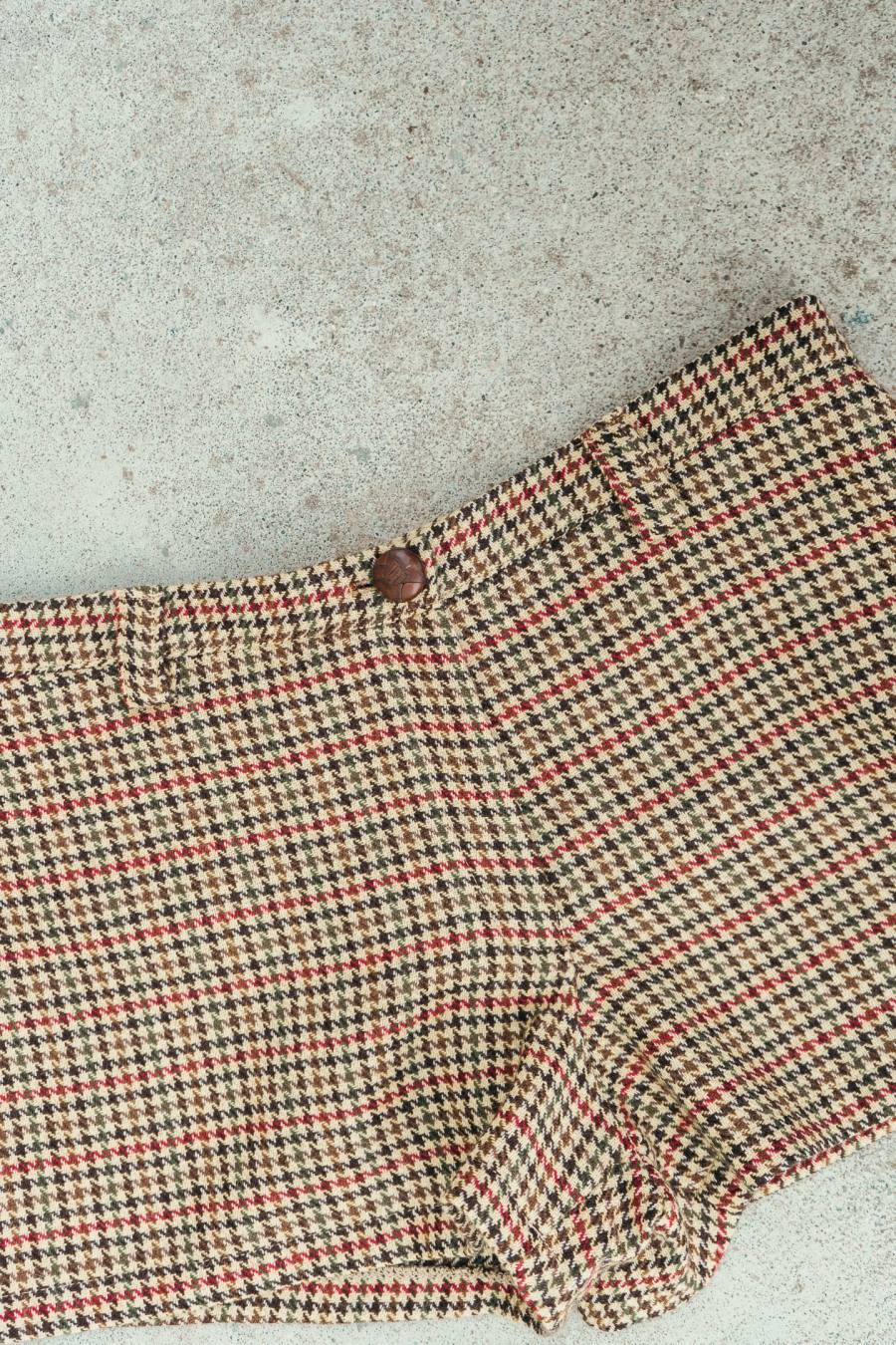 Tartan shorts