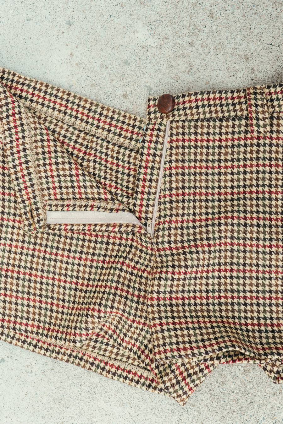 Tartan shorts