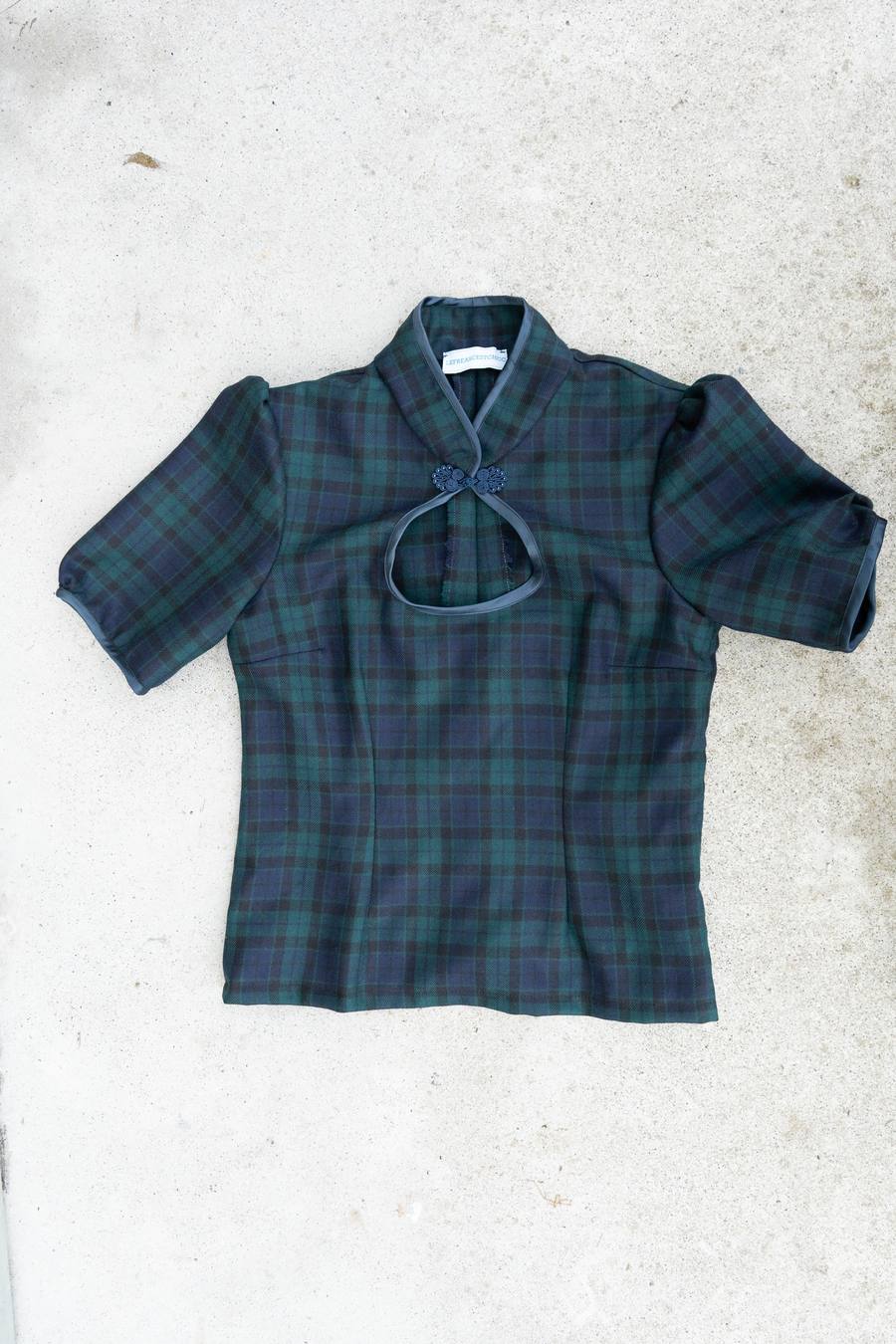 Yumeji Tartan Blouse