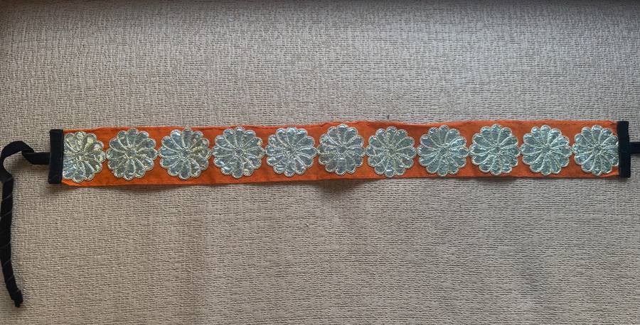 Freak Belt, Gold on Orange