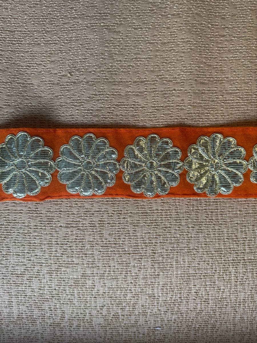 Freak Belt, Gold on Orange