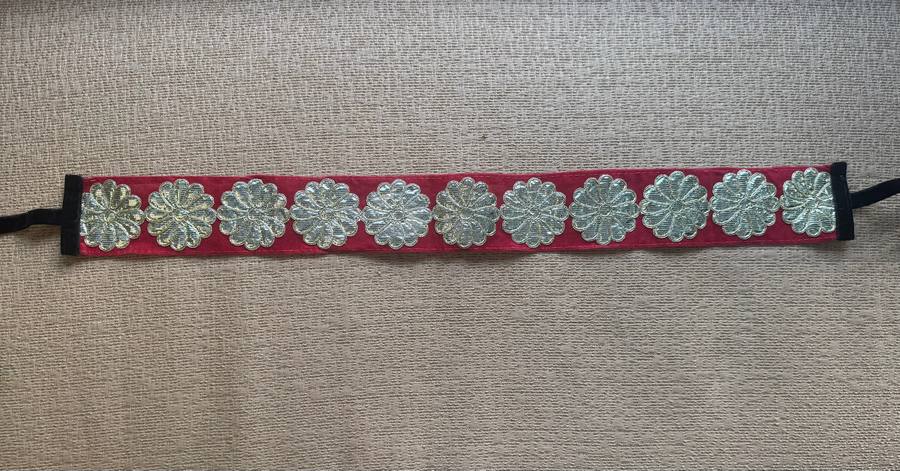Freak Belt, Gold on Red