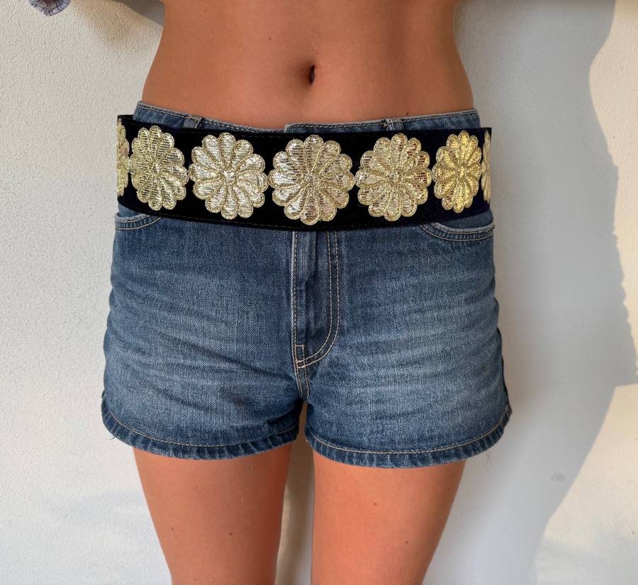Freak Belt, Gold on Black