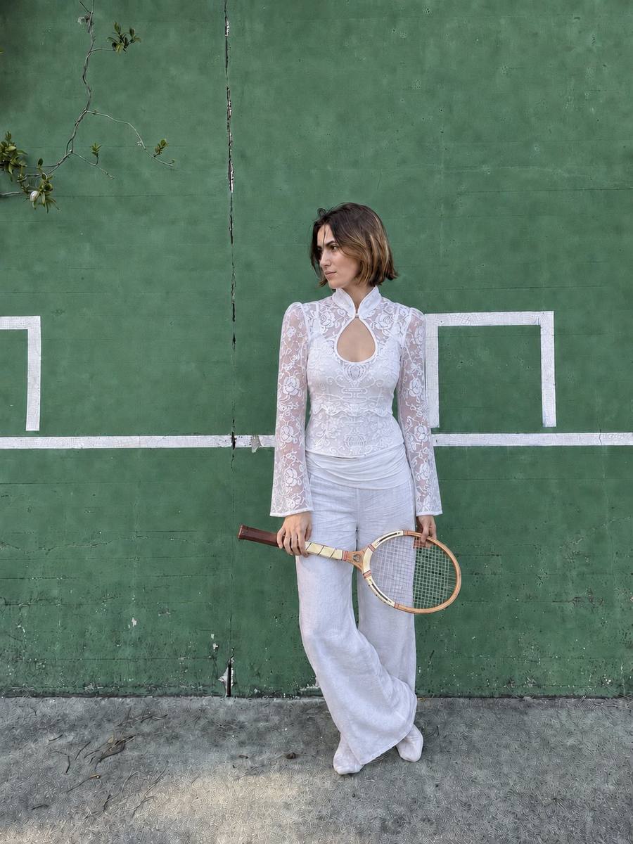Yumeji Vera Blouse, Long Sleeve